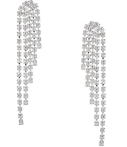C by Cezanne Angle Linear Earrings