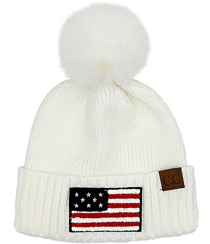 C.C. BEANIES American Flag Beanie