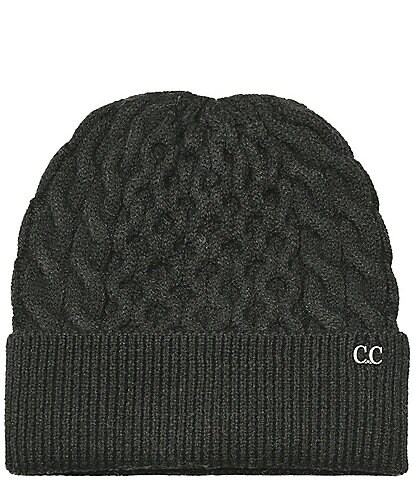 C.C. BEANIES Cable Knit Beanie