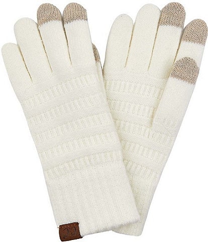 C.C. BEANIES Women's Knitted Touch Gloves