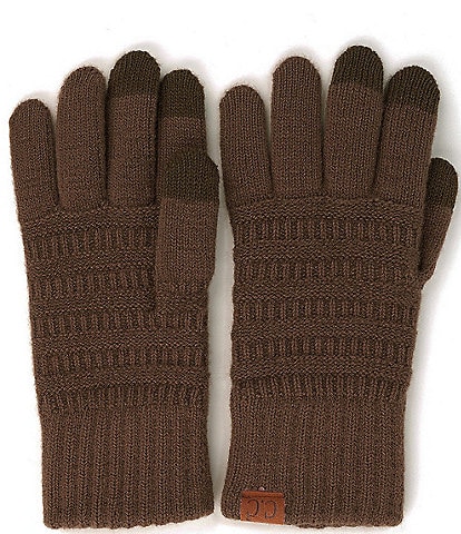 C.C. BEANIES Women's Knitted Touch Gloves
