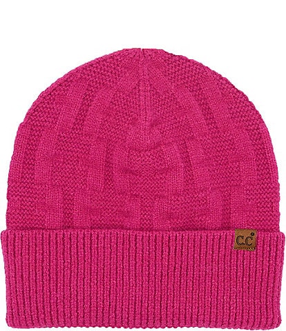 C.C. BEANIES Woven Cuffed Beanie