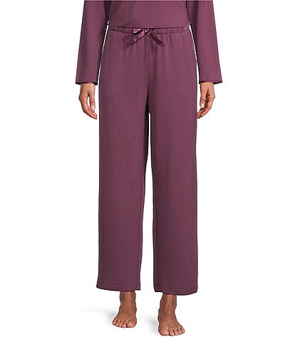 Cabernet French Terry Drawstring Tie Coordinating Sleep Pant