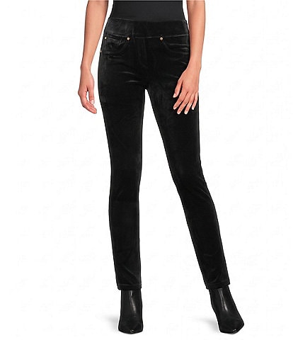 Calessa Knit Skinny Rivet Detail Pull-On Jeggings