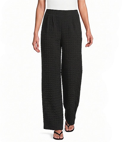 Calessa Knit Straight Leg Pull-On Pants