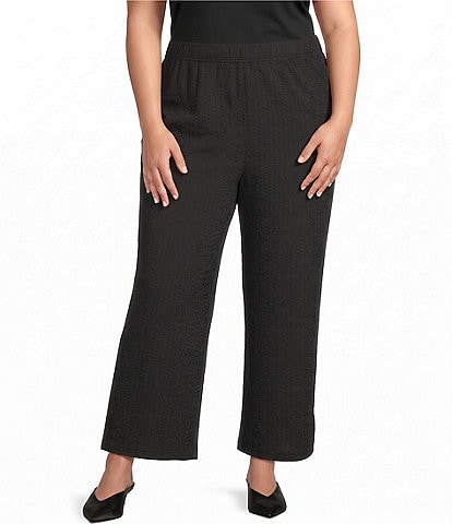 Calessa Plus Velvet Wide Leg Pull-On Pants