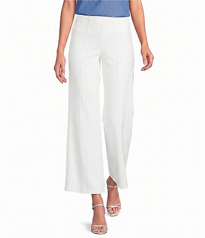 Calessa Wide Leg Cropped Pull-On Pants