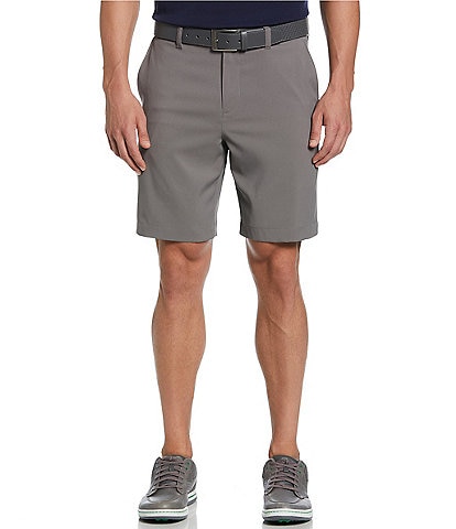 Callaway Classic Fit Flat Front Opti-Stretch Active Waistband Solid 9" Inseam Shorts