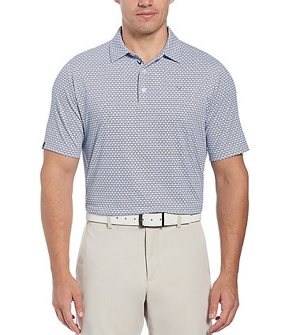Callaway Gradient Chevron Printed Short Sleeve Golf Polo Shirt