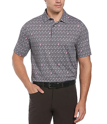 Callaway Novelty Print Short Sleeve Golf Polo Shirt
