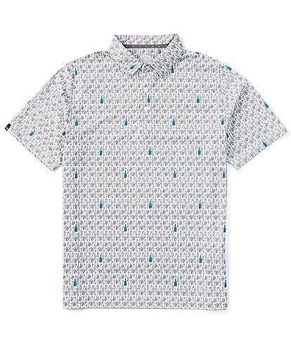 Callaway Novelty Print Short Sleeve Golf Polo Shirt