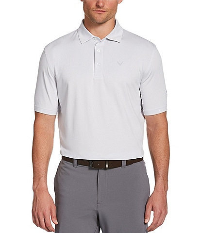 Callaway Pro Spin Fine Line Pattern Short Sleeve Golf Polo Shirt