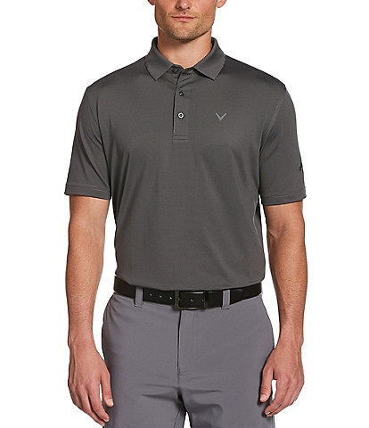 Callaway Pro Spin Fine Line Pattern Short Sleeve Golf Polo Shirt