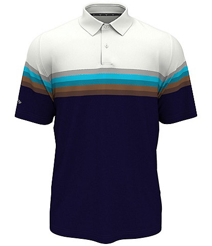 Callaway Short Sleeve Legacy Block Yarn-Dyed Polo Shirt