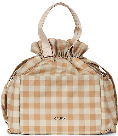 Calpak Gingham Insulated Lunch Bag