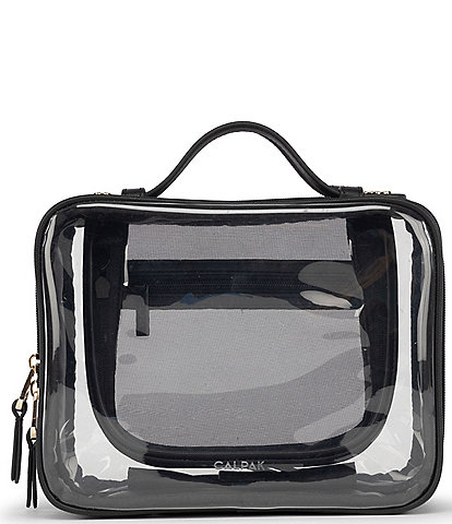 CalPak Medium Clear Cosmetics Case