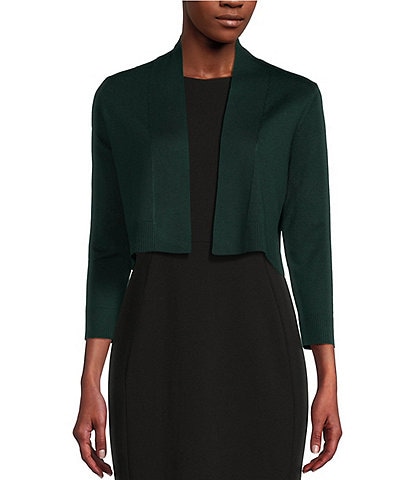 Calvin Klein 3/4 Sleeve Dillard\'s Dress Neck Mock | With Midi Sweater Belt