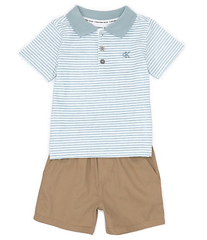 Nike Baby Boys 12-24 Months Short Sleeve Dropset Jersey T-Shirt &  Double-Knit Shorts Set