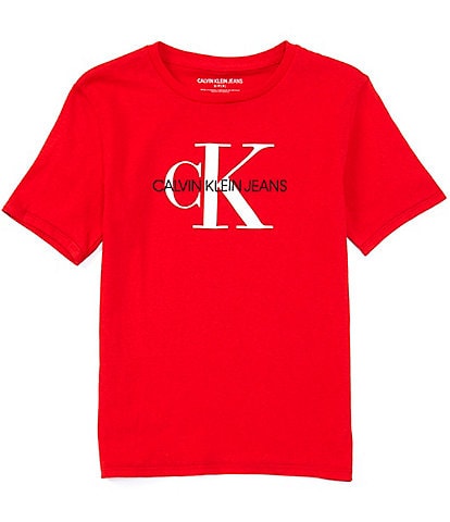 Calvin Klein Big Boys 8-20 Short-Sleeve Old School Logo Tee
