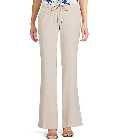 Calvin Klein Coordinating Drawstring Waist Straight Leg Pants