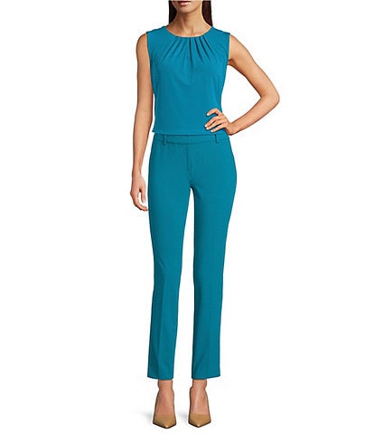 Calvin Klein Coordinating Solid Slim Leg Pants