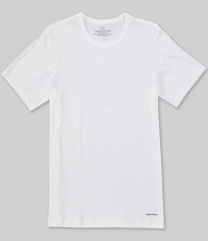 Calvin Klein Cotton Classic Slim Solid Crew Neck T-Shirts 3-Pack