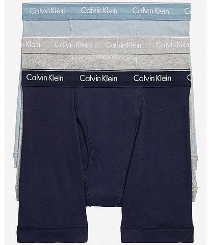 Calvin Klein 3-Pack Low Rise Microfiber Stretch Boxer Briefs in Gev Black  W/Da at Nordstrom, Size Large - Yahoo Shopping