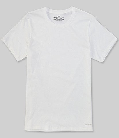 Calvin Klein Cotton Classics Solid Crew Neck T-Shirts 3-Pack