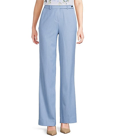 Calvin Klein Faux Denim Straight Pants