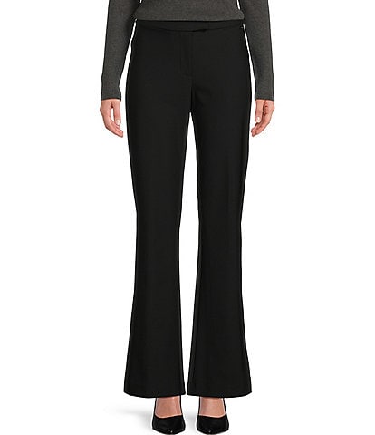 Free People Double Dutch Coated Mid Rise Front Slit Pull On Pants