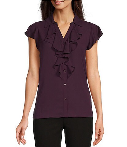 Calvin Klein Entro Womens Blouses Tops Purple Size M Lot 2 - Shop Linda's  Stuff