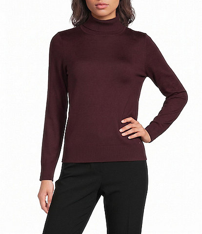 Calvin Klein Long Sleeve Turtleneck Top