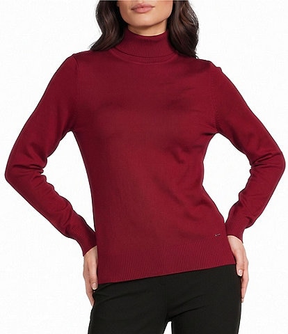 Calvin Klein Long Sleeve Turtleneck Top