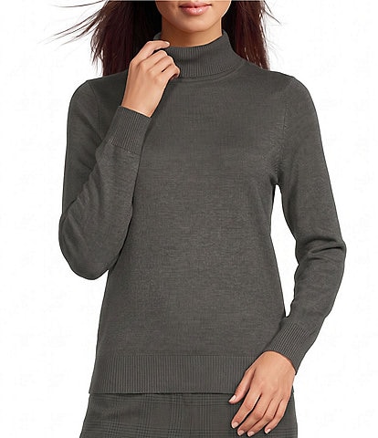 Calvin Klein Long Sleeve Turtleneck Top