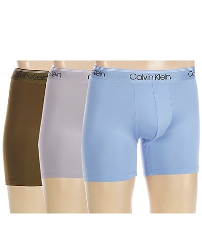 Calvin Klein Micro Stretch Solid Boxer Briefs 3-Pack