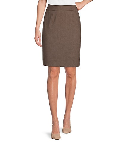 Calvin Klein High Rise Luxe Stretch Coordinating Pencil Skirt