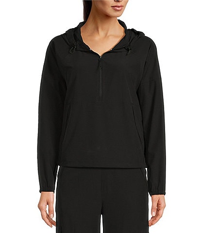 Performance Hooded 1/2 Zip Long Sleeve Pullover