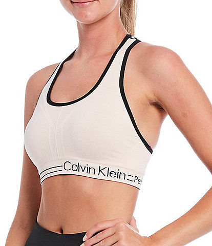 Calvin Klein Performance Knitted Reversible Medium Impact Bra Top