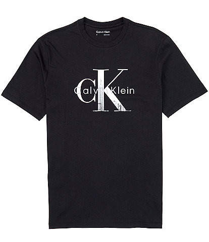 Calvin Klein Short Sleeve Cityscape Monogram Logo T-Shirt
