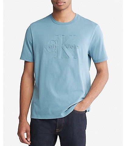 Calvin Klein Short Sleeve Embossed Logo Gaphic T-Shirt
