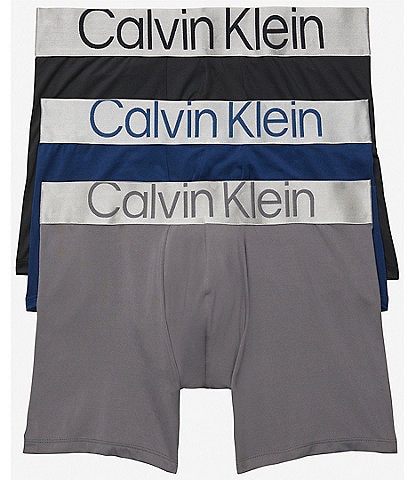 Calvin Klein Sustainable Steel Micro Boxer Briefs 3-Pack