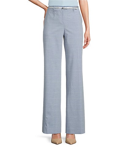 Calvin Klein Windowpane Belted Pants