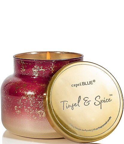 Capri Blue Tinsel & Spice Glimmer Signature 19-oz. Jar Candle