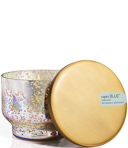 Capri Blue Volcano Mercury Iridescent Inverted Jar Candle, 10 oz.