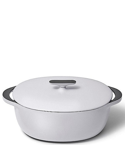 Caraway Enameled Cast Iron Oval Dutch Oven, 8.5 Qt.