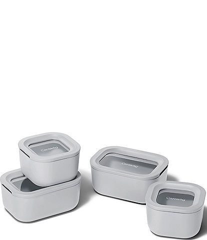 Caraway Mini Ceramic-Coated Glass Food Storage Set