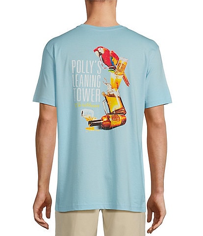 Caribbean Big & Tall Party Parrot Short Sleeve Graphic T-Shirt