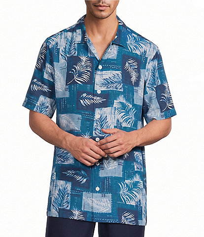 Caribbean Patchwork Short Sleeve Woven Shirt