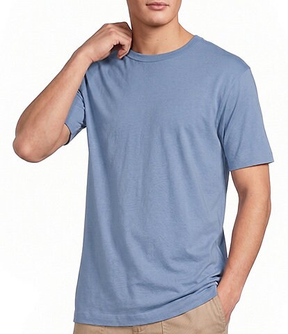 Caribbean Solid Cotton Short Sleeve T-Shirt