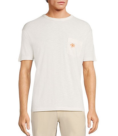 Caribbean Solid Short Sleeve Slub T-Shirt